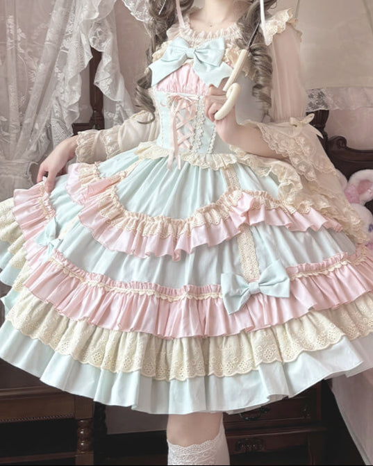 とろける夢の甘いお茶会ジャンパースカート