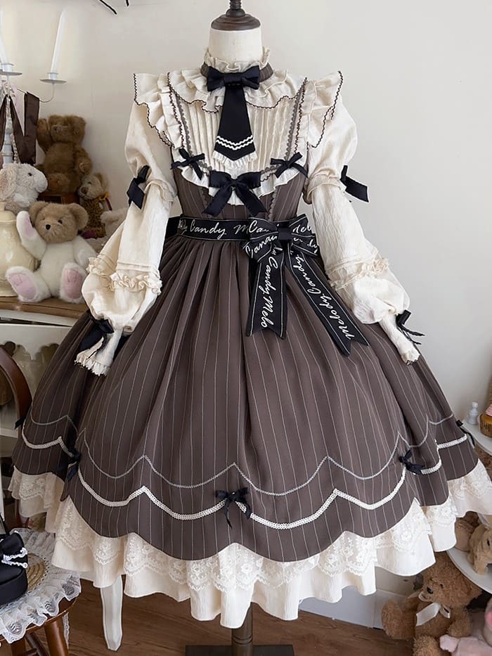 チョコを溶かした魔法のおうちワンピース