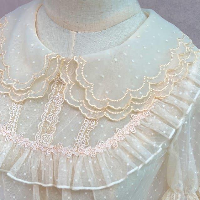 透き通る花嫁の誓いブラウス(全2色)