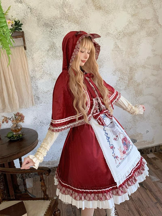 【4点セット】おとぎ話に舞い降りた主人公のワンピース(全2色)