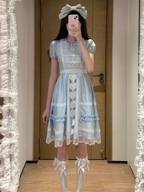 ハートを詰め込んだ愛のワンピース(全2色)