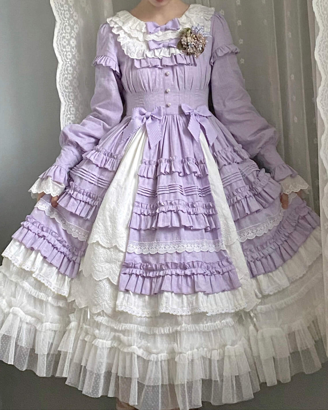 おとぎの森に咲いた夢ワンピース(全2色)