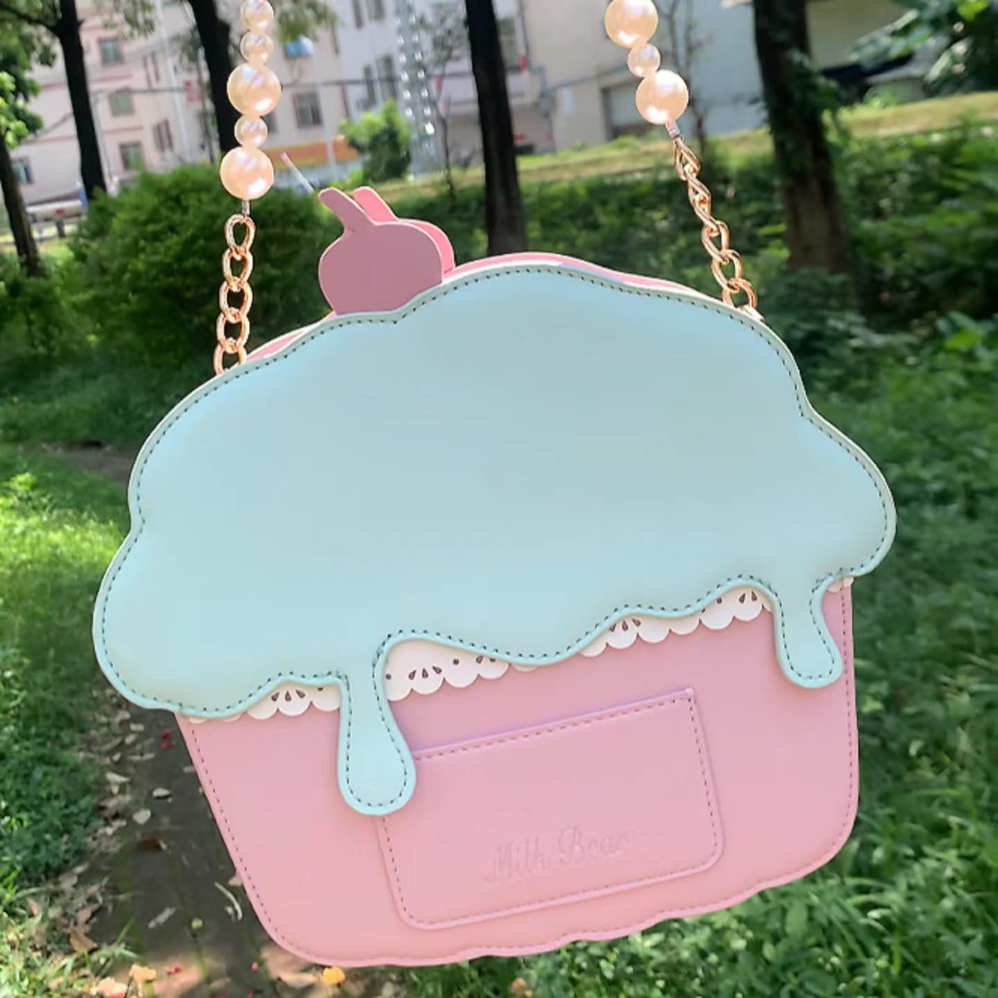 夢の世界のカップケーキのバッグ(全3色)