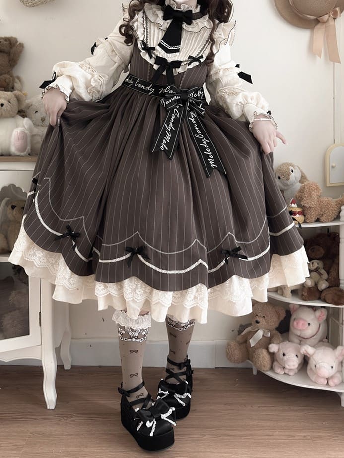 チョコを溶かした魔法のおうちワンピース