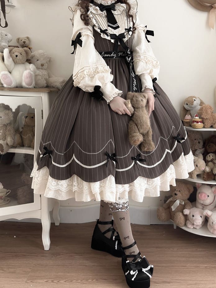 チョコを溶かした魔法のおうちワンピース