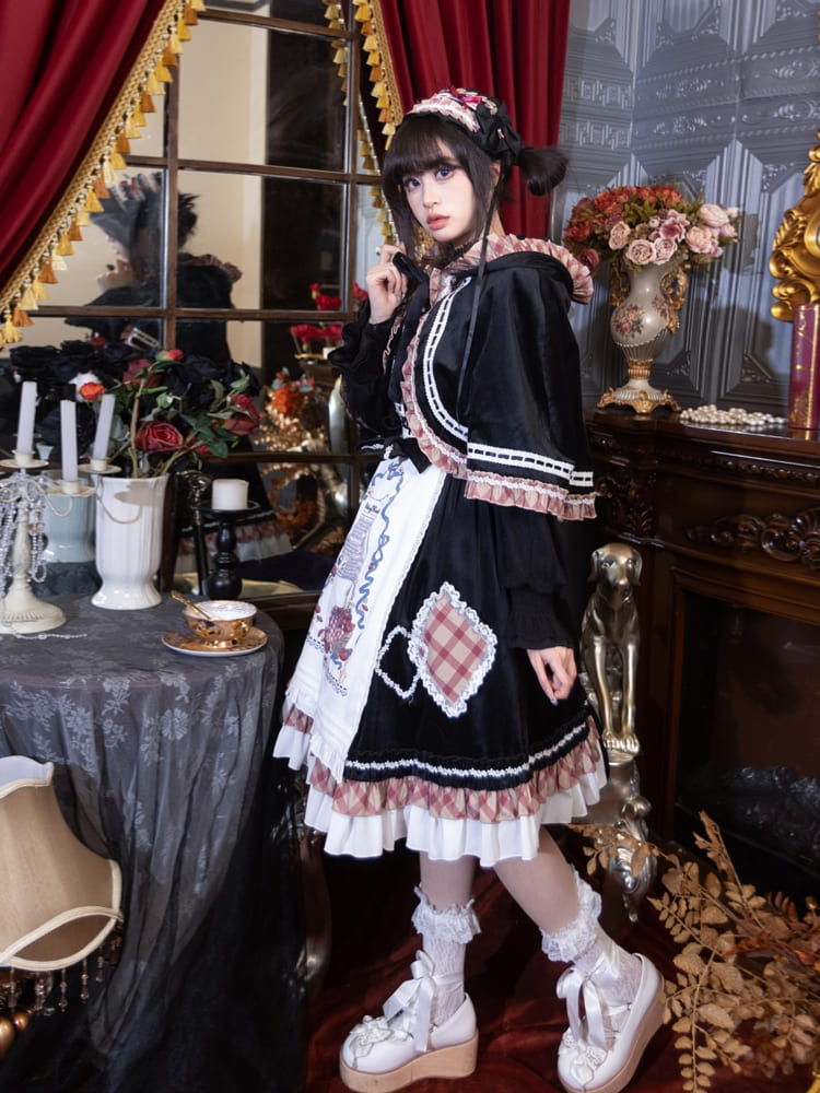 【4点セット】おとぎ話に舞い降りた主人公のワンピース(全2色)