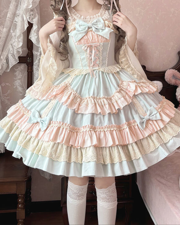 とろける夢の甘いお茶会ジャンパースカート