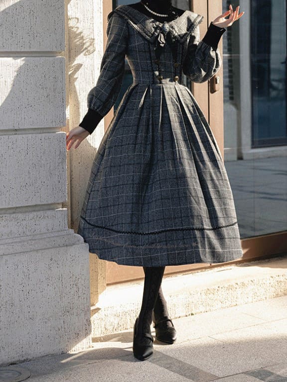 儚げ少女の夢の中ワンピース(全2色)