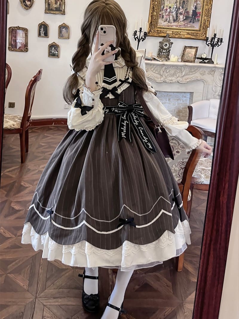 チョコを溶かした魔法のおうちワンピース