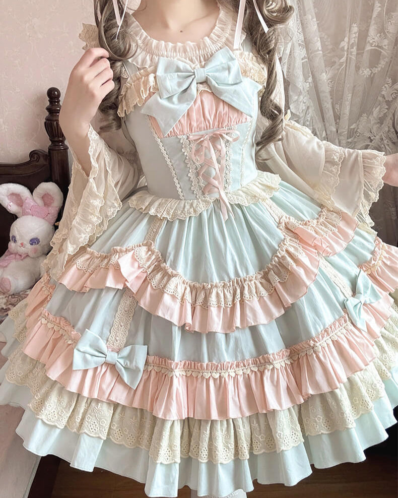 とろける夢の甘いお茶会ジャンパースカート