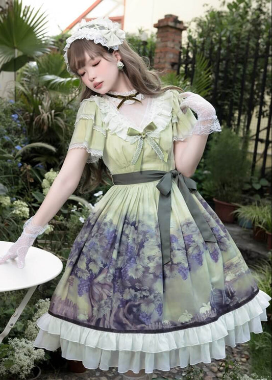 ラベンダーに溶ける午後の静寂ワンピース