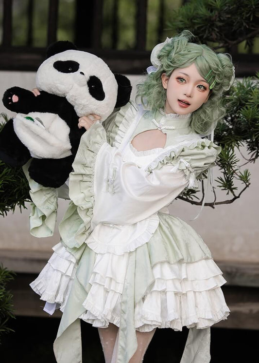 涼やかに舞う風花ワンピース