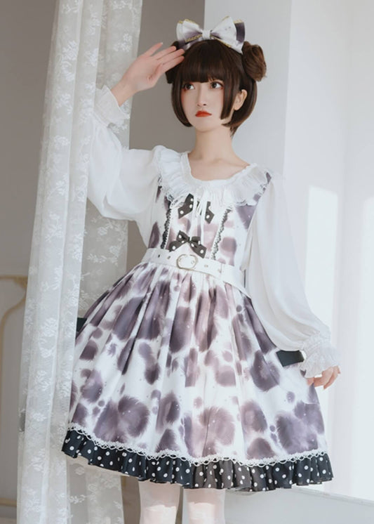 水彩リズムの幻想曲ジャンパースカート