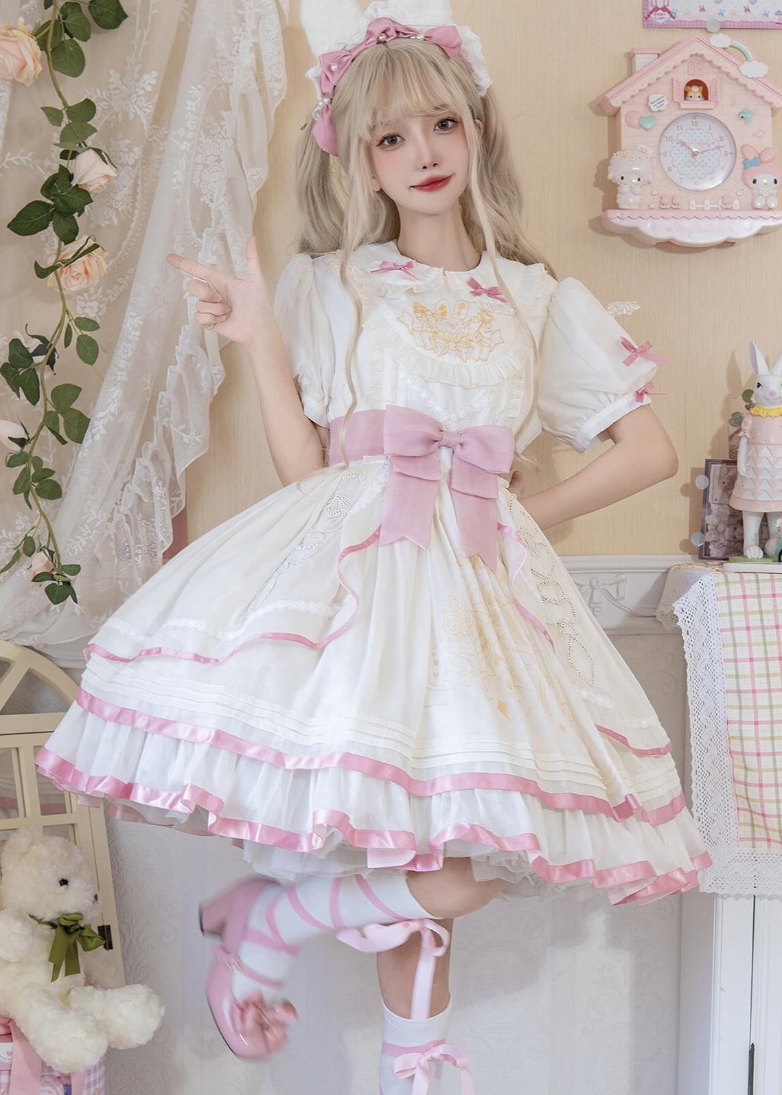 三つの願いを結ぶリボンのワンピース