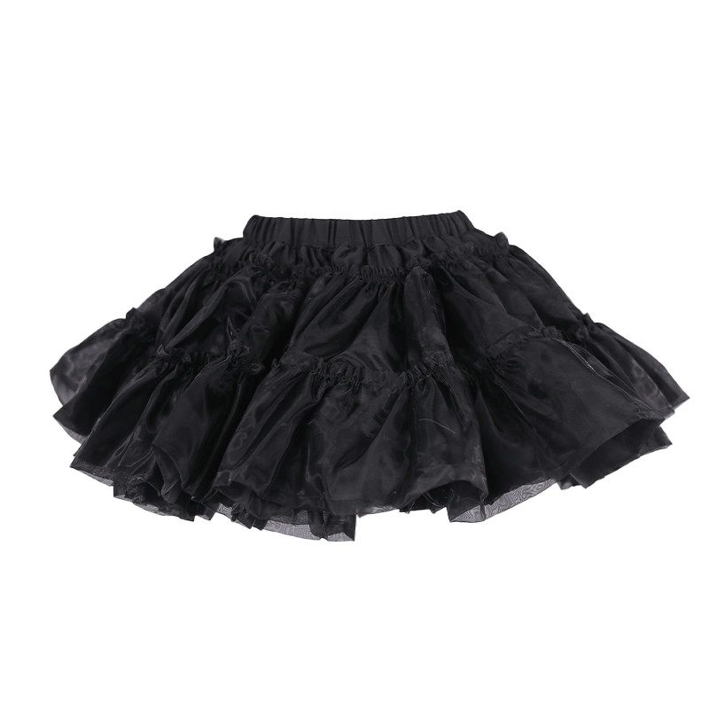 漆黒に咲く夜の薔薇パニエ30cm