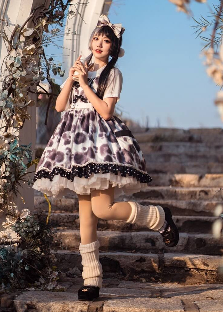 水彩リズムの幻想曲ジャンパースカート