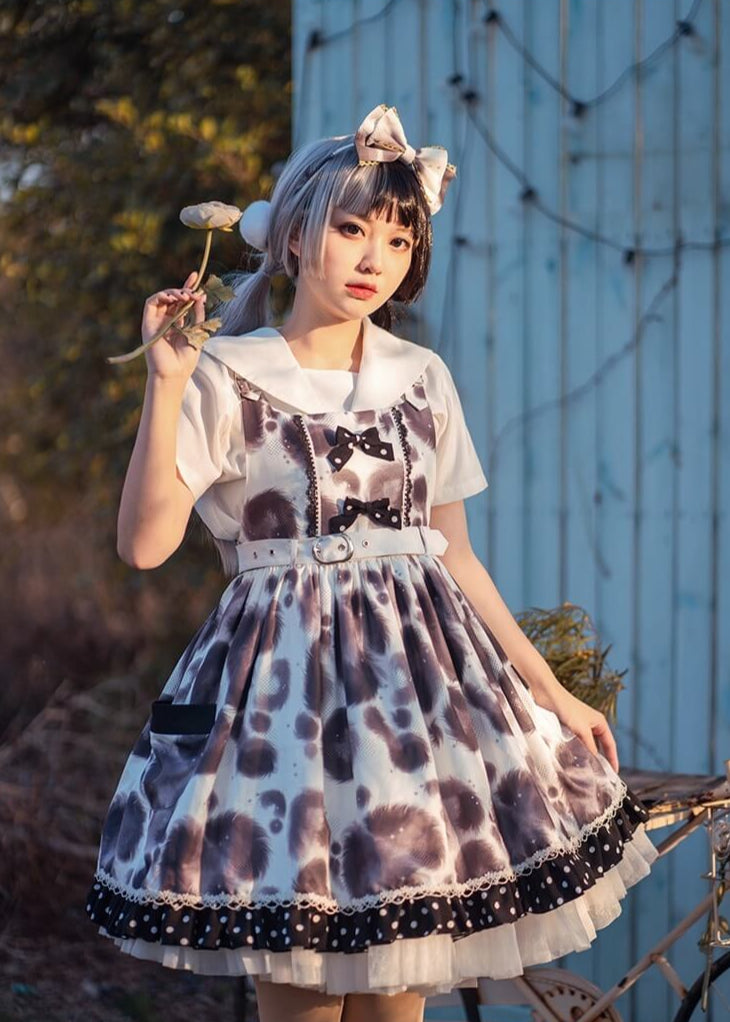 水彩リズムの幻想曲ジャンパースカート