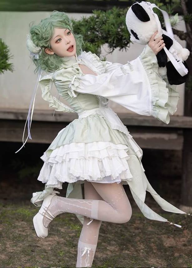 涼やかに舞う風花ワンピース