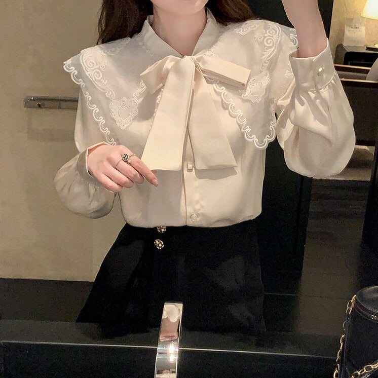 乙女心をつかむリボントップス