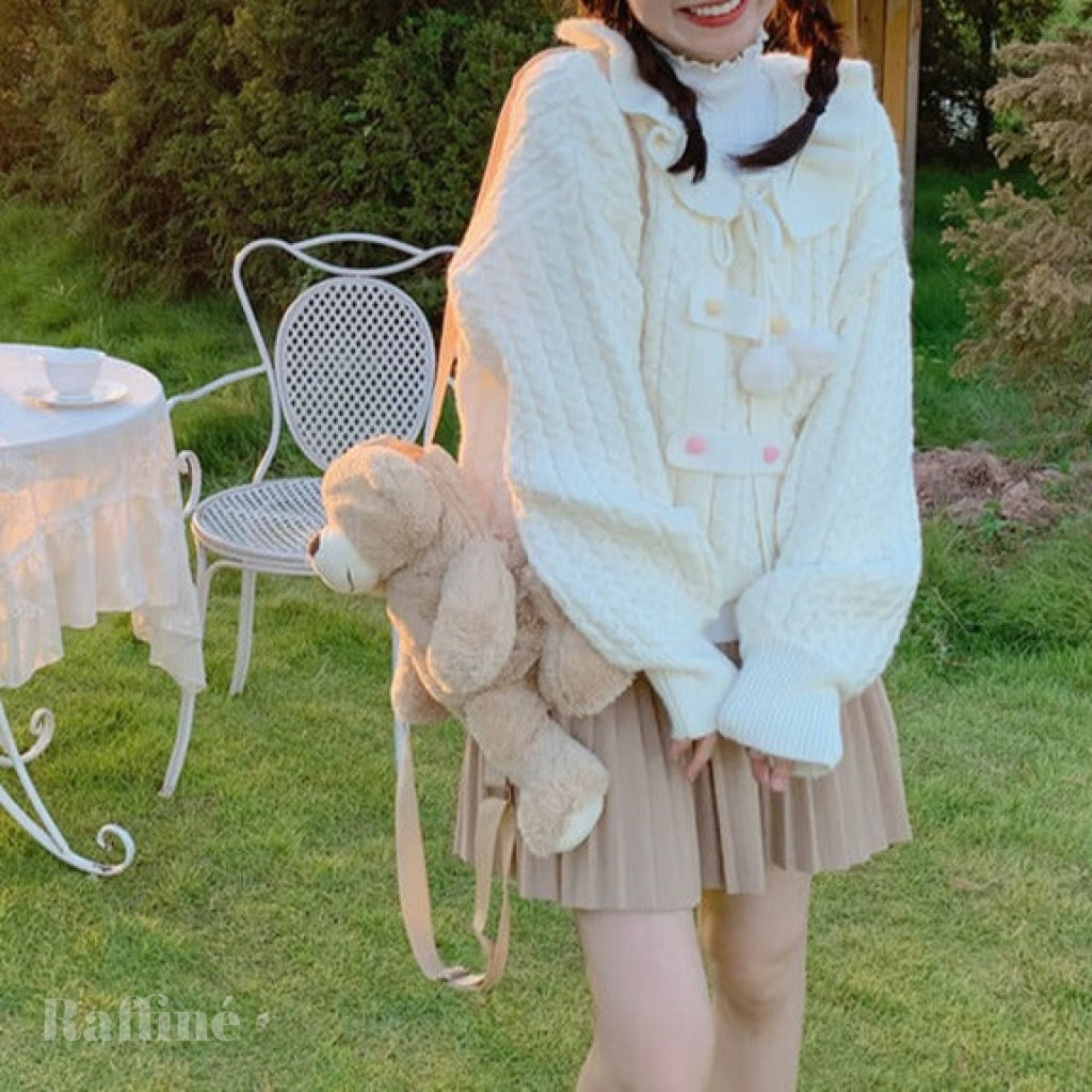 ふんわりとろけるニットカーディガン