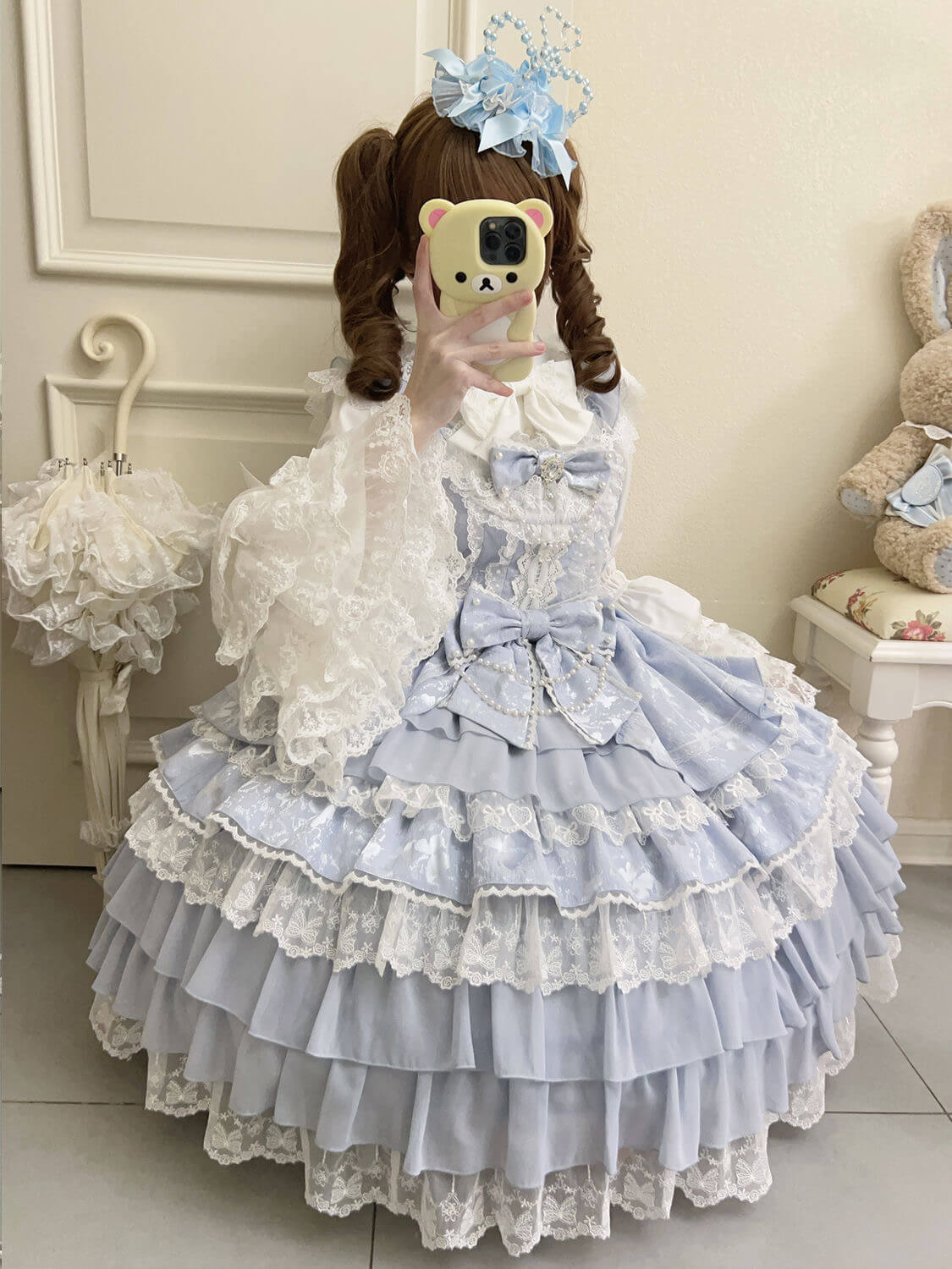 公式】シュガーレースと恋する午後のジャンパースカート（全2色