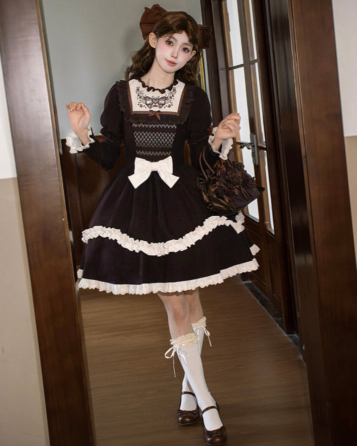 公式】甘い木漏れ日の喫茶店ワンピース - ロリータファッション通販Raffiné