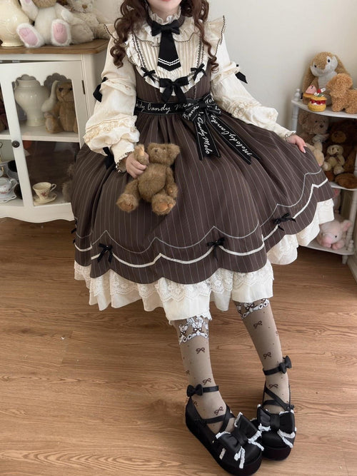 チョコを溶かした魔法のおうちワンピース