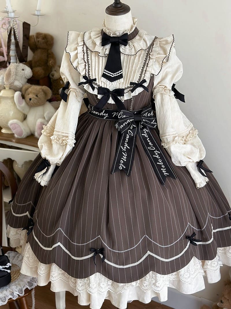 公式】チョコを溶かした魔法のおうちワンピース - ロリータ