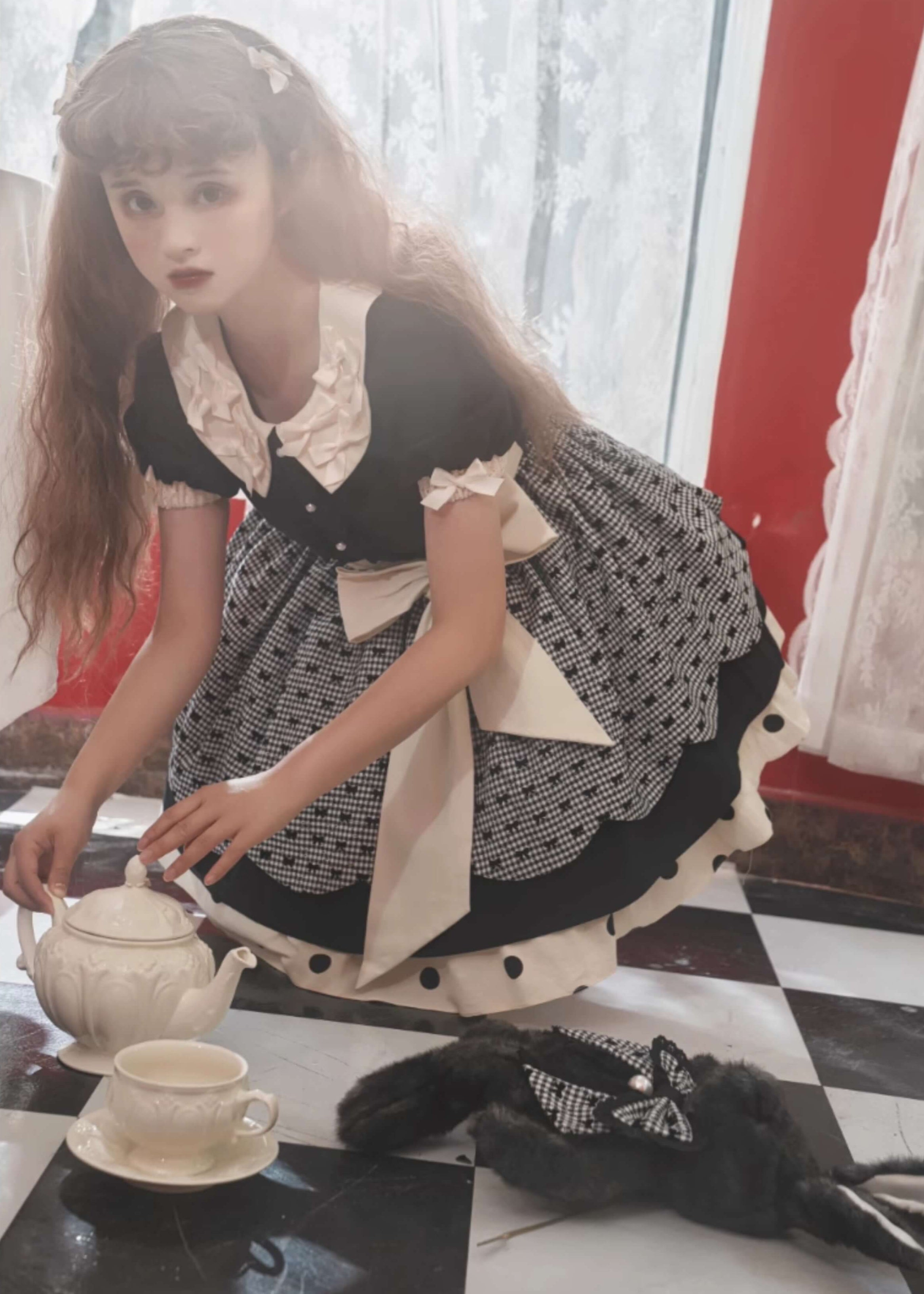 公式】とろけるビターチョコワンピース - ロリータファッション通販Raffiné