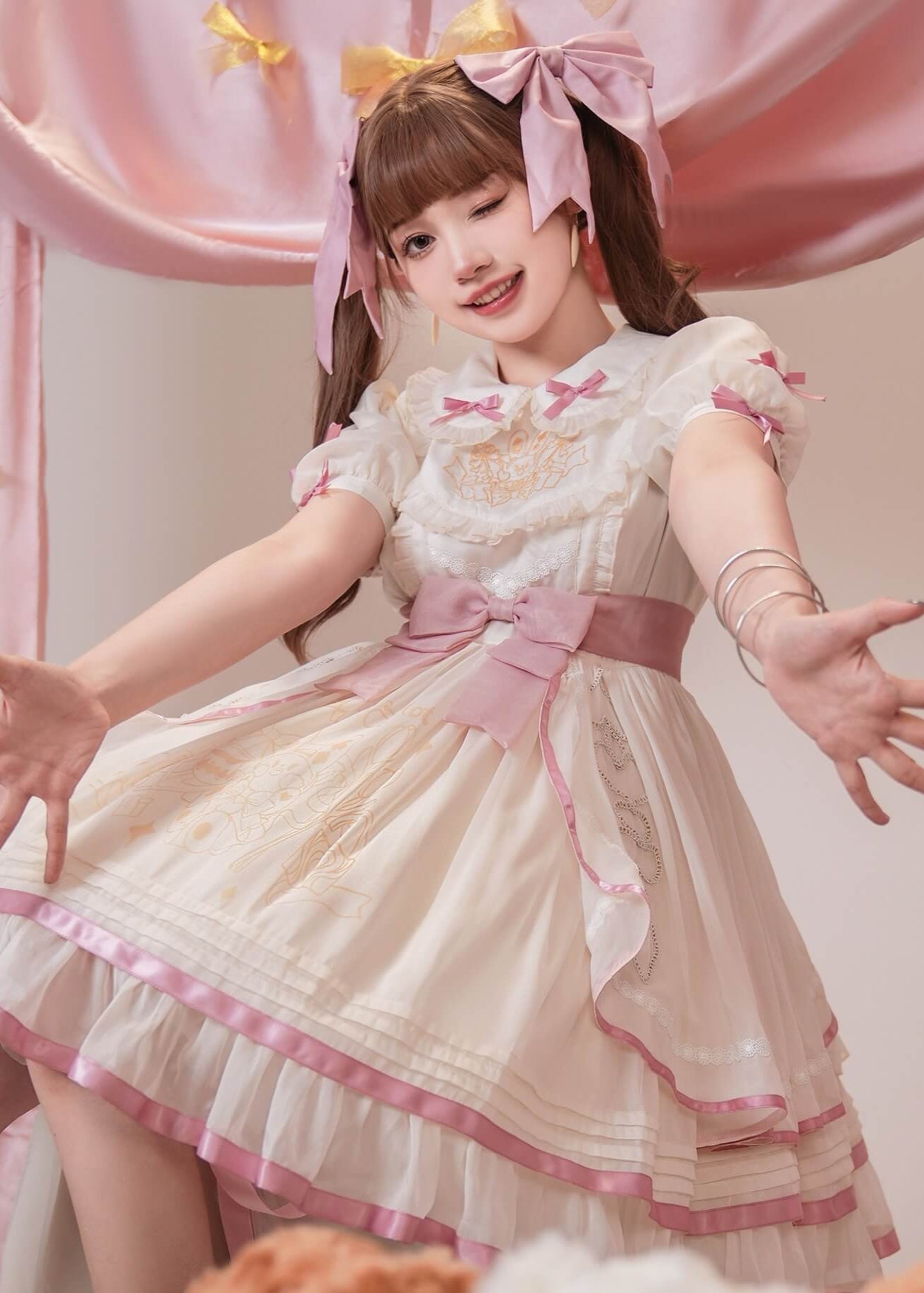 公式】三つの願いを結ぶリボンのワンピース - ロリータファッション