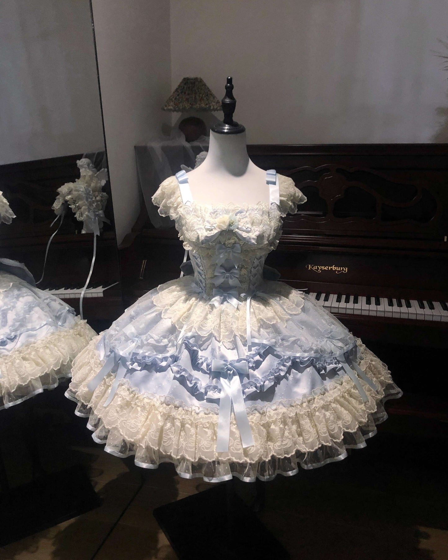 【2点セット】星屑パルフェのドーリージャンパースカート（全2色）