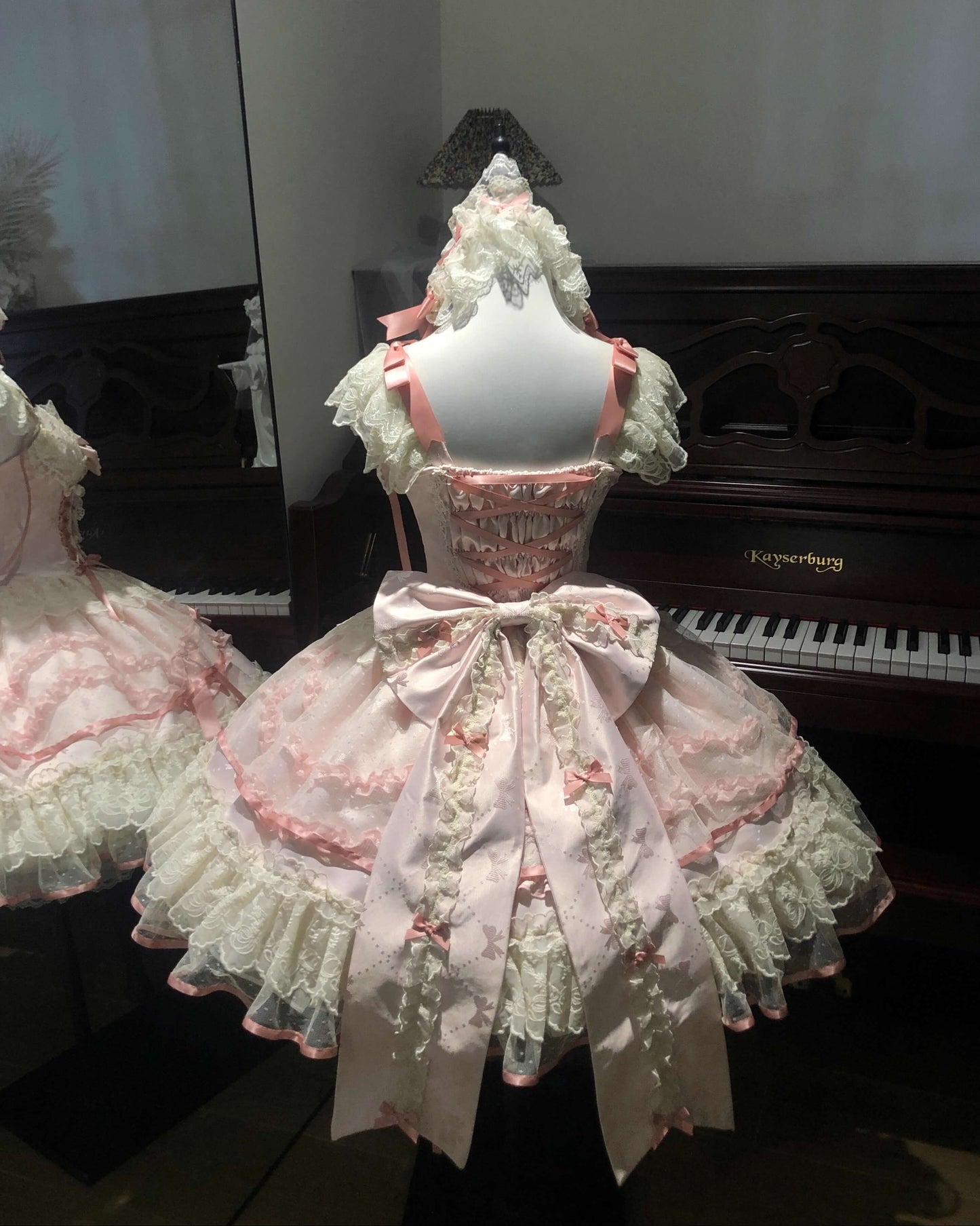 【2点セット】星屑パルフェのドーリージャンパースカート（全2色）