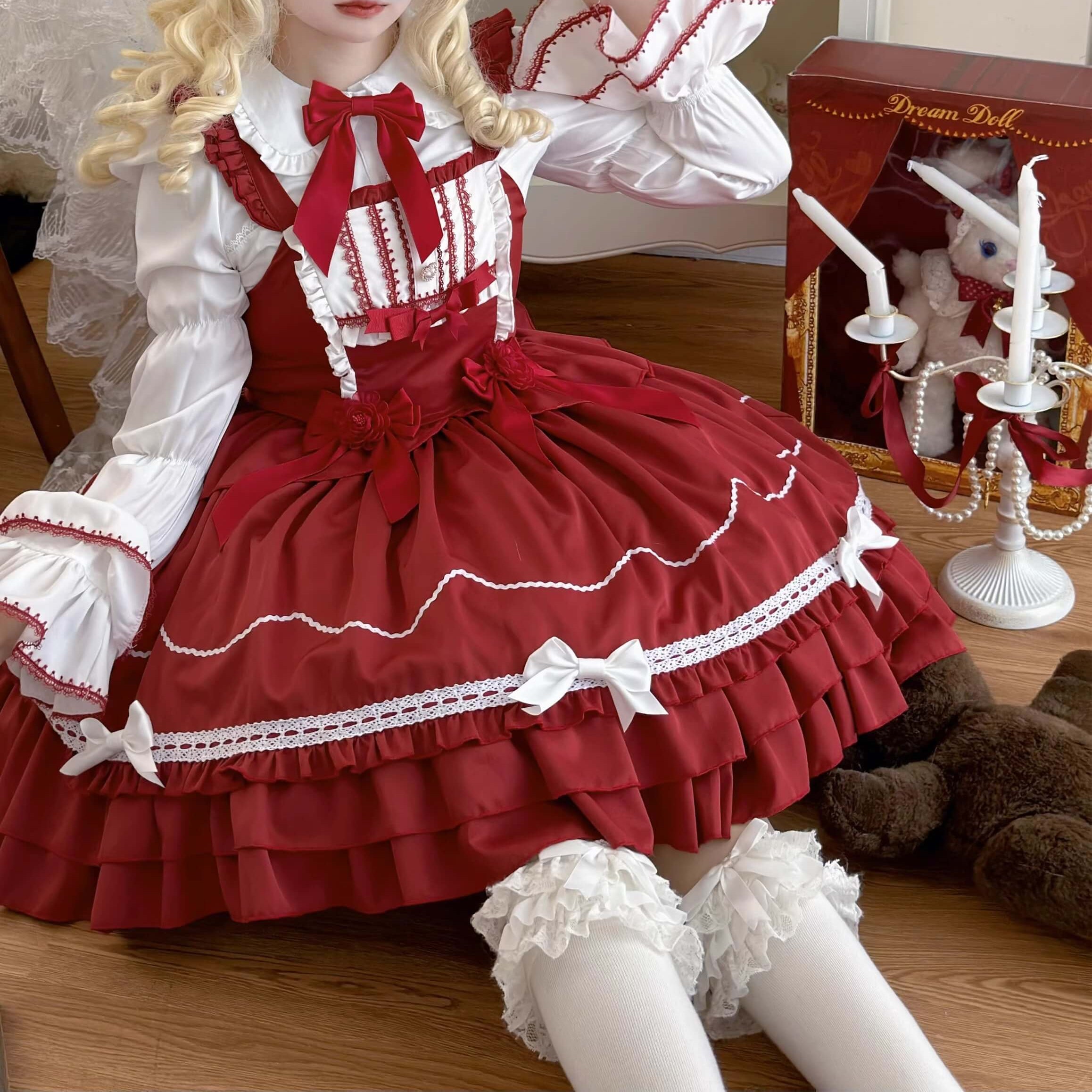 公式】お人形たちの午後に舞うジャンパースカート - ロリータ