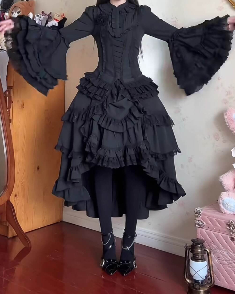 【3点セット】闇に咲く夢幻のワンピース