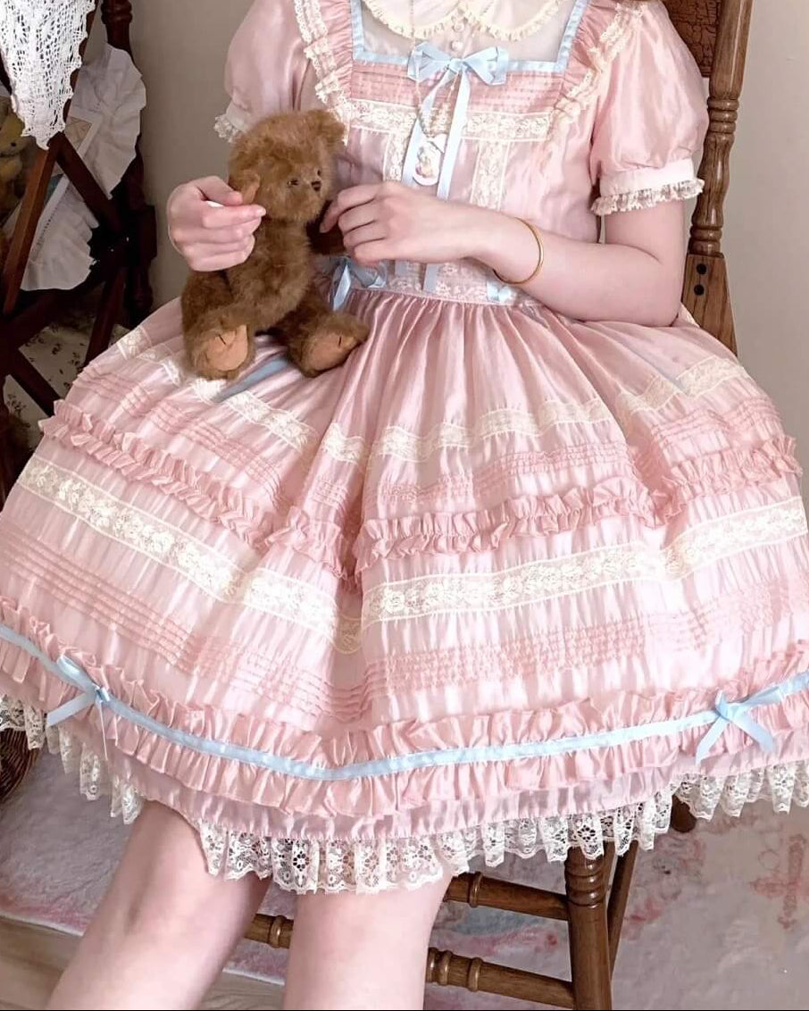 あの日の午後に咲くお菓子の庭ワンピース（全2色）