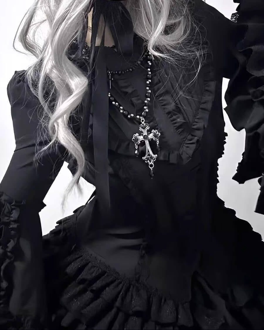 【3点セット】闇に咲く夢幻のワンピース