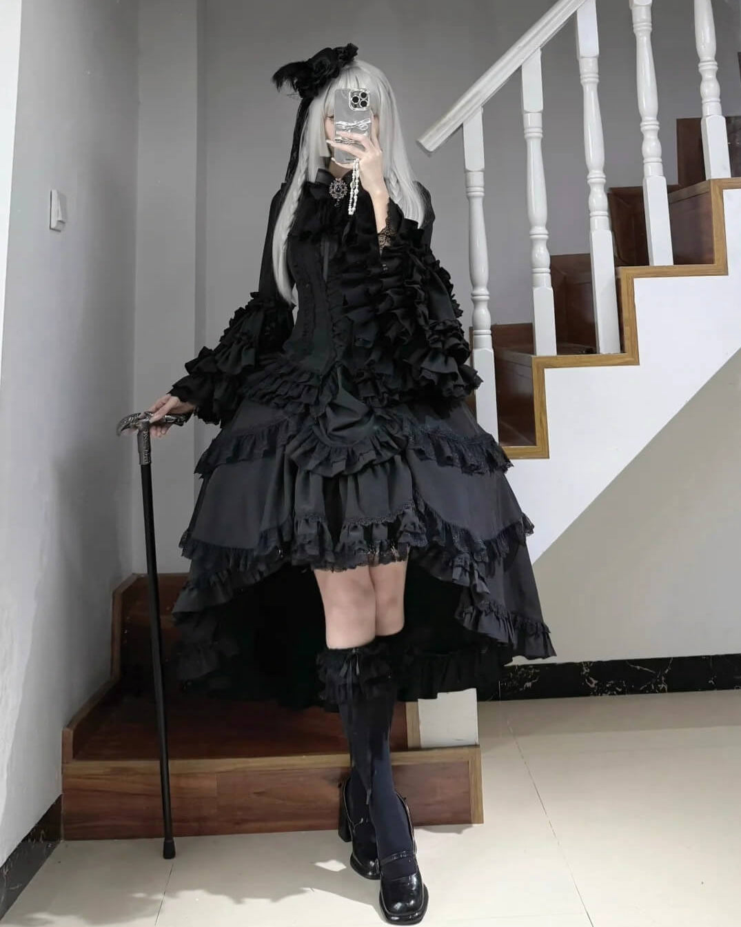 【3点セット】闇に咲く夢幻のワンピース