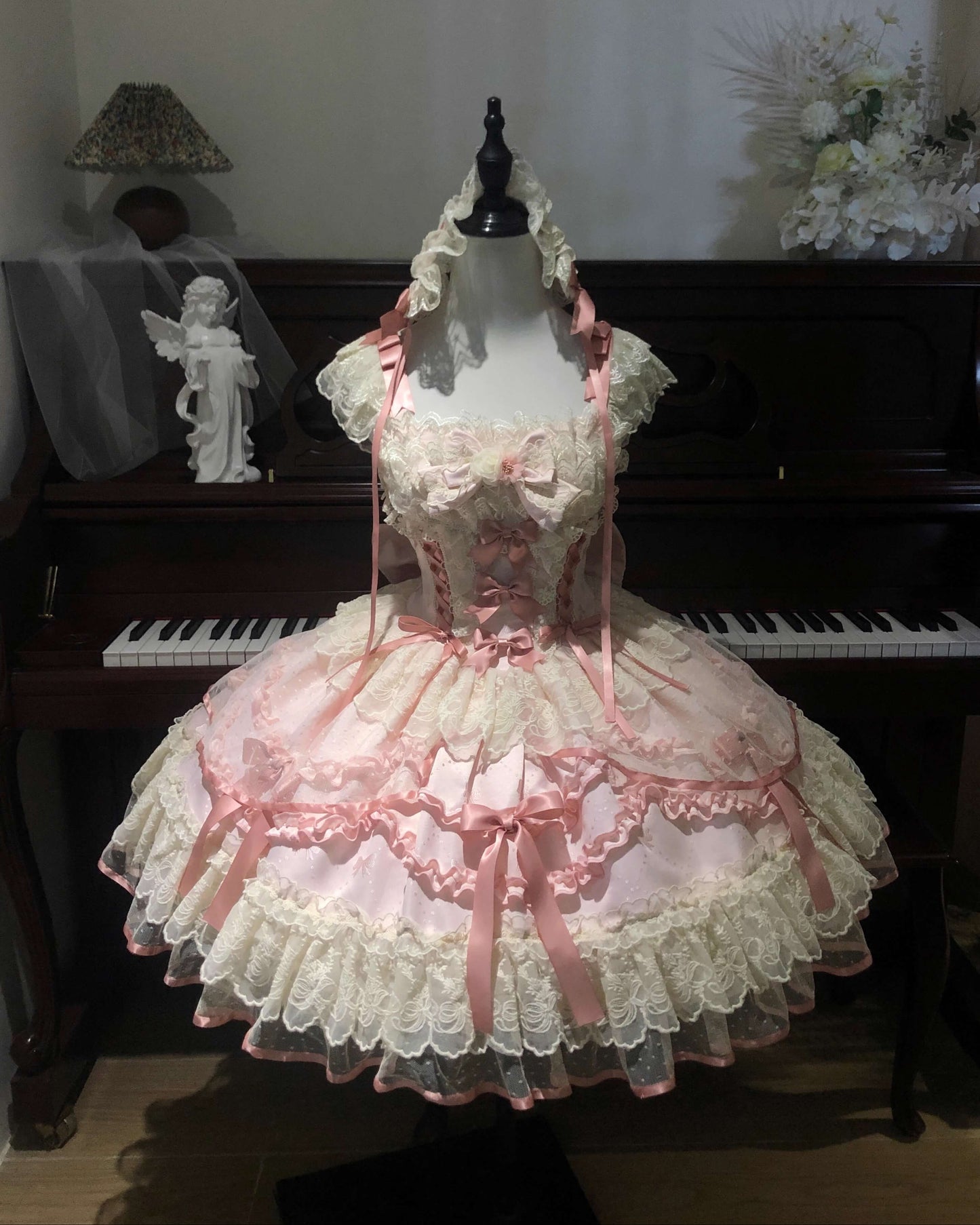 【2点セット】星屑パルフェのドーリージャンパースカート（全2色）