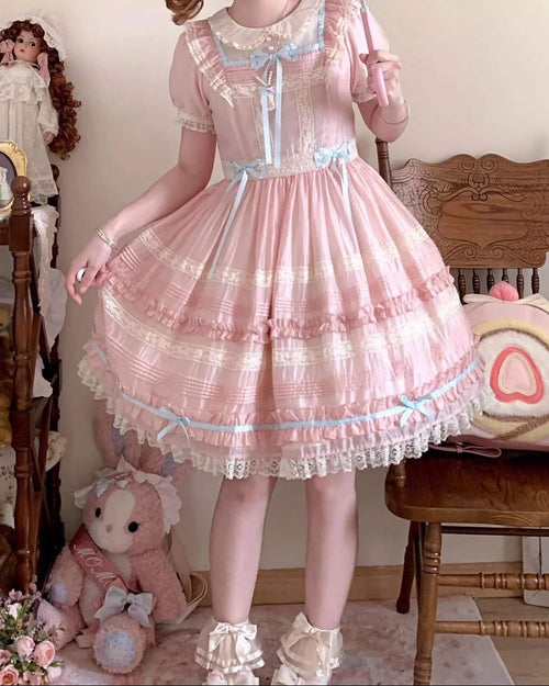 あの日の午後に咲くお菓子の庭ワンピース（全2色）