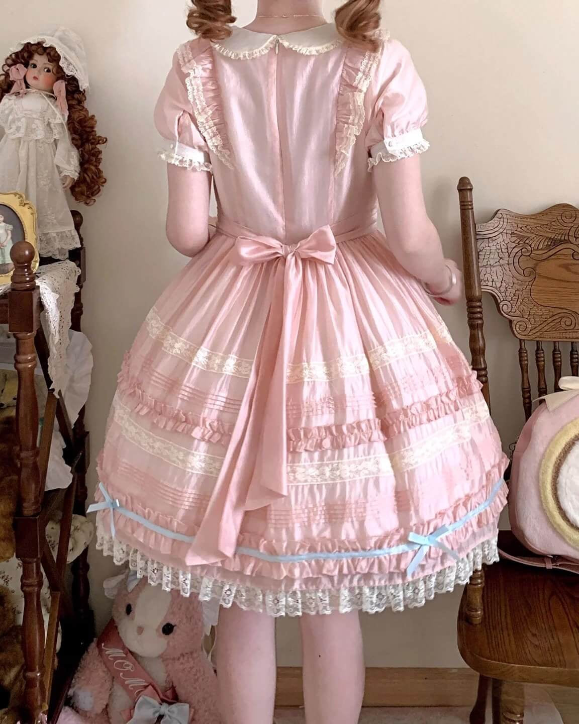 あの日の午後に咲くお菓子の庭ワンピース（全2色）