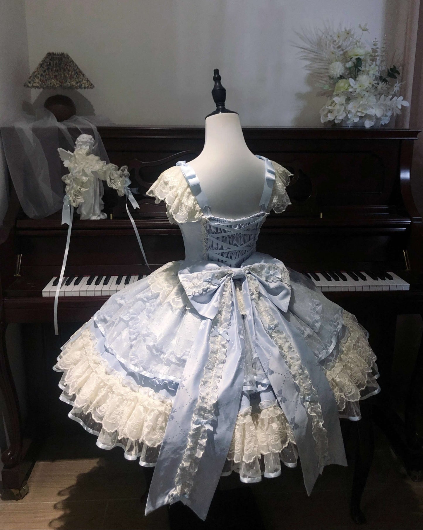 【2点セット】星屑パルフェのドーリージャンパースカート（全2色）