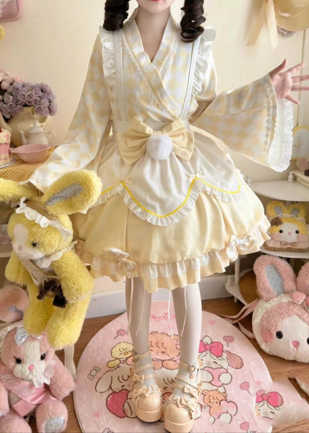 ふんわりリボンと魔法のセットアップ（全3色）