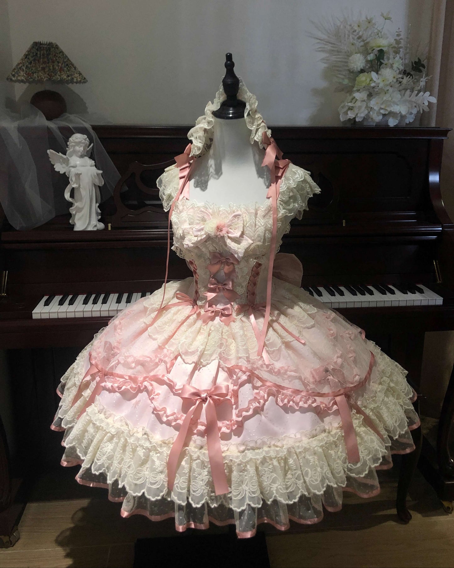 【2点セット】星屑パルフェのドーリージャンパースカート（全2色）