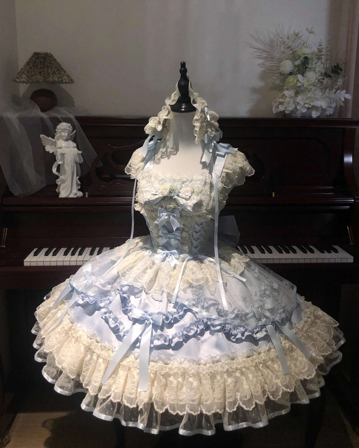 【2点セット】星屑パルフェのドーリージャンパースカート（全2色）