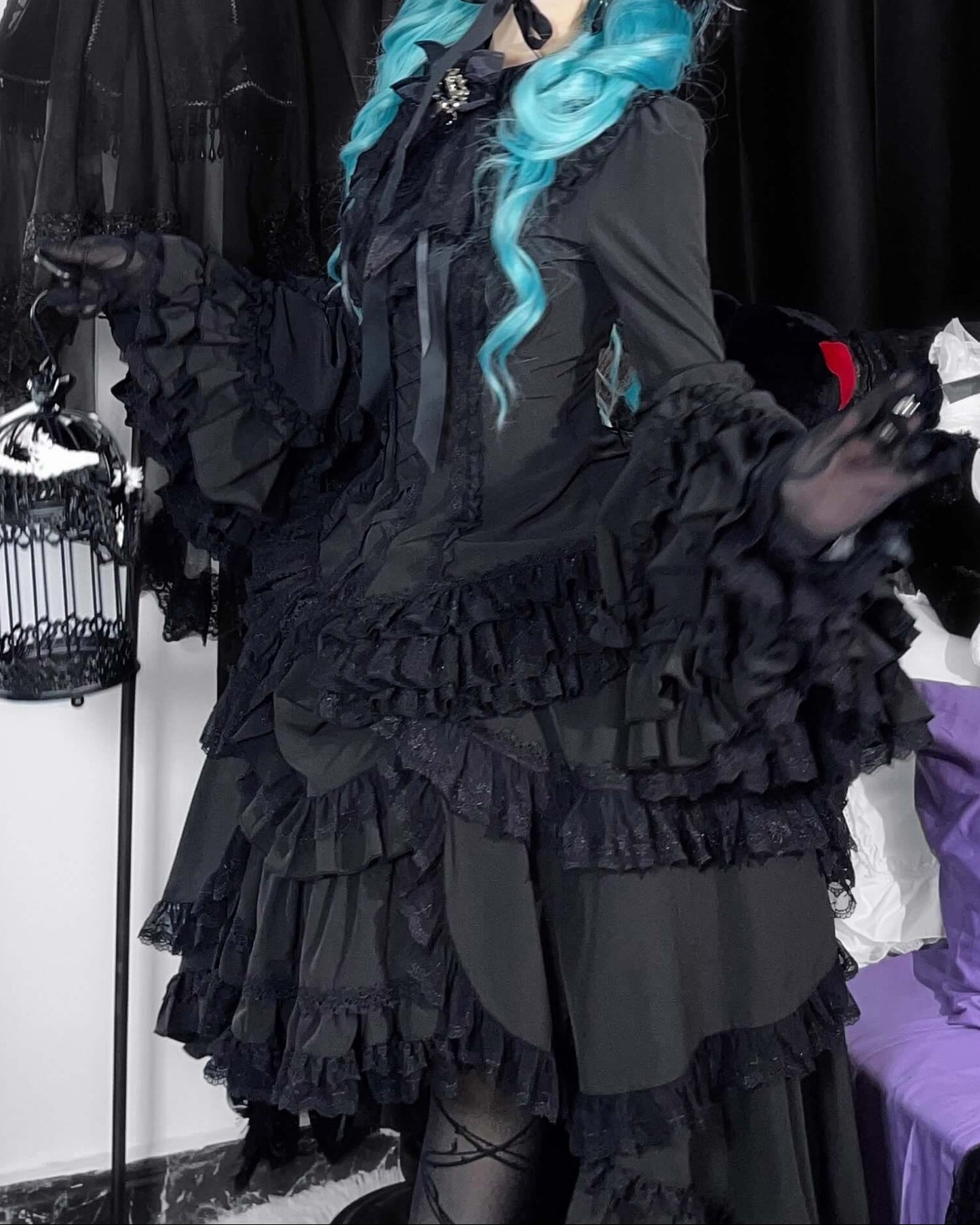 【3点セット】闇に咲く夢幻のワンピース