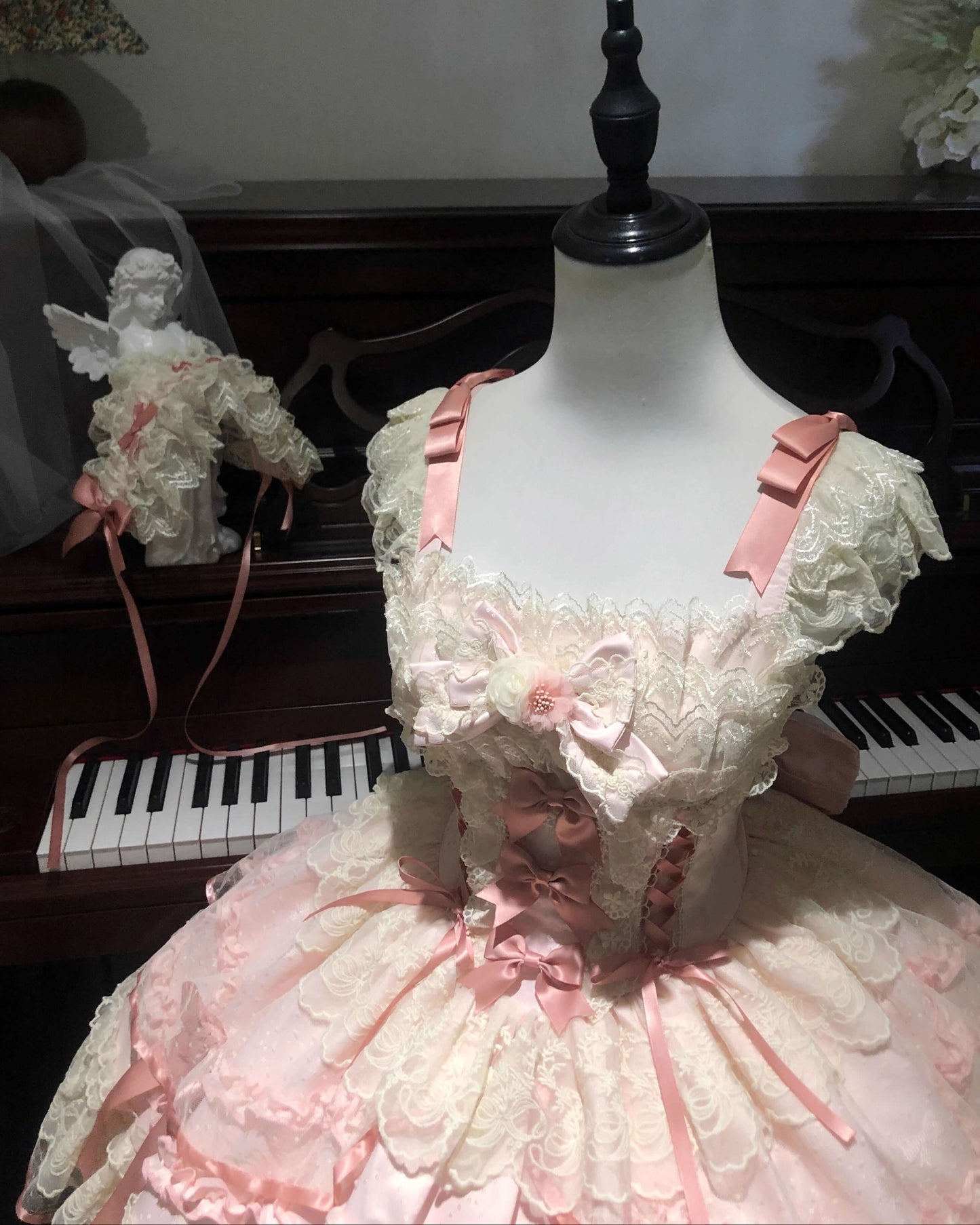 【2点セット】星屑パルフェのドーリージャンパースカート（全2色）