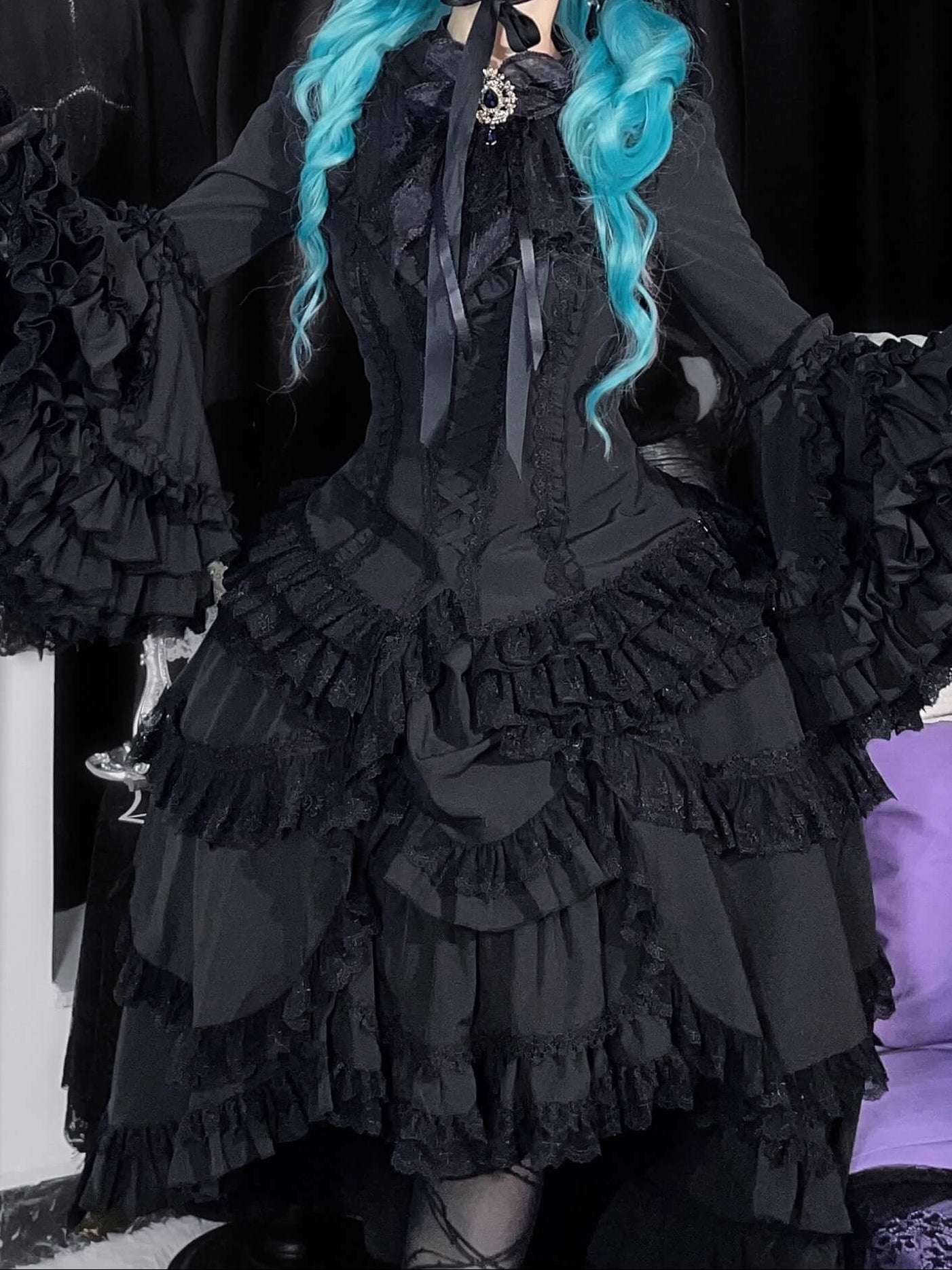 【3点セット】闇に咲く夢幻のワンピース