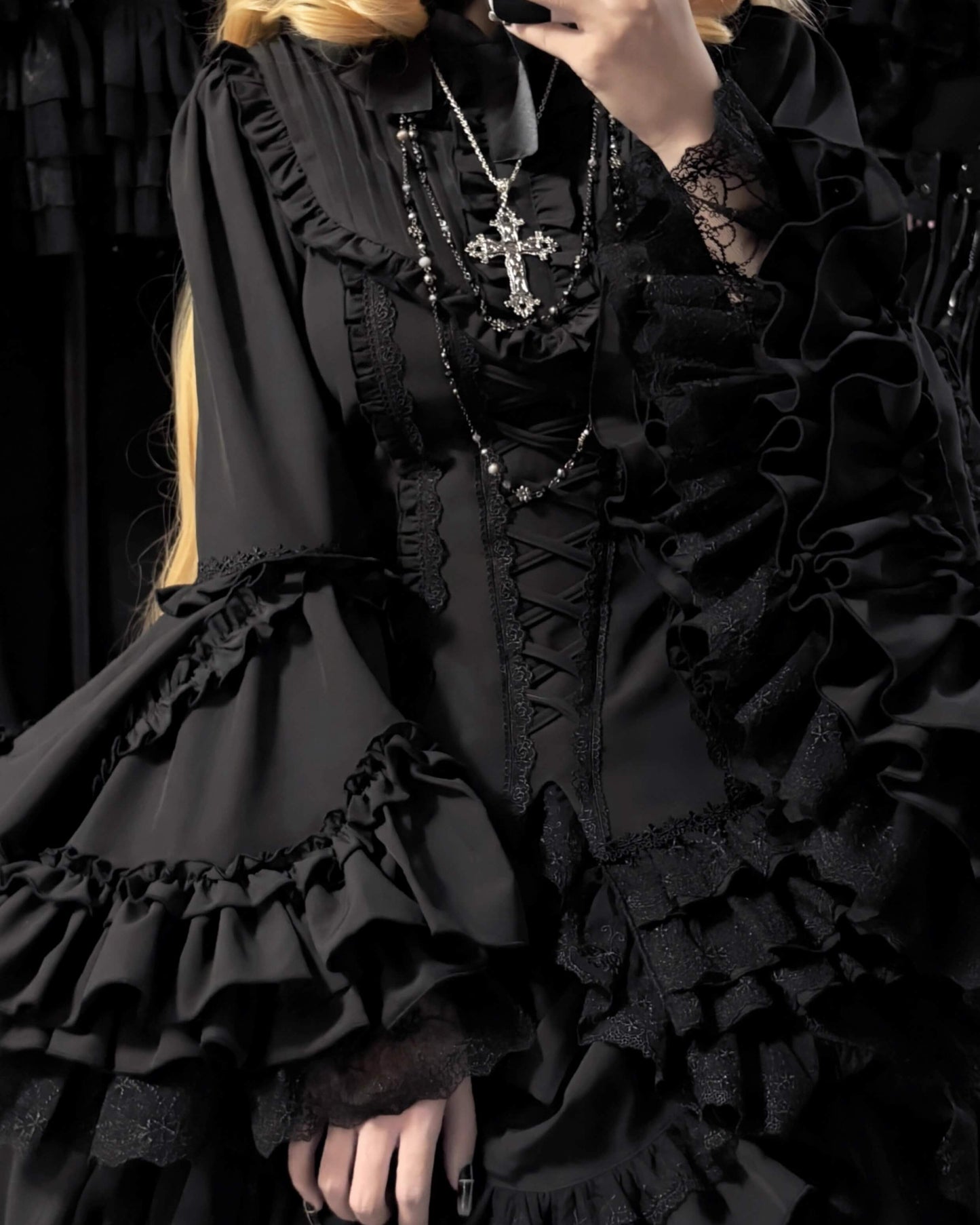 【3点セット】闇に咲く夢幻のワンピース