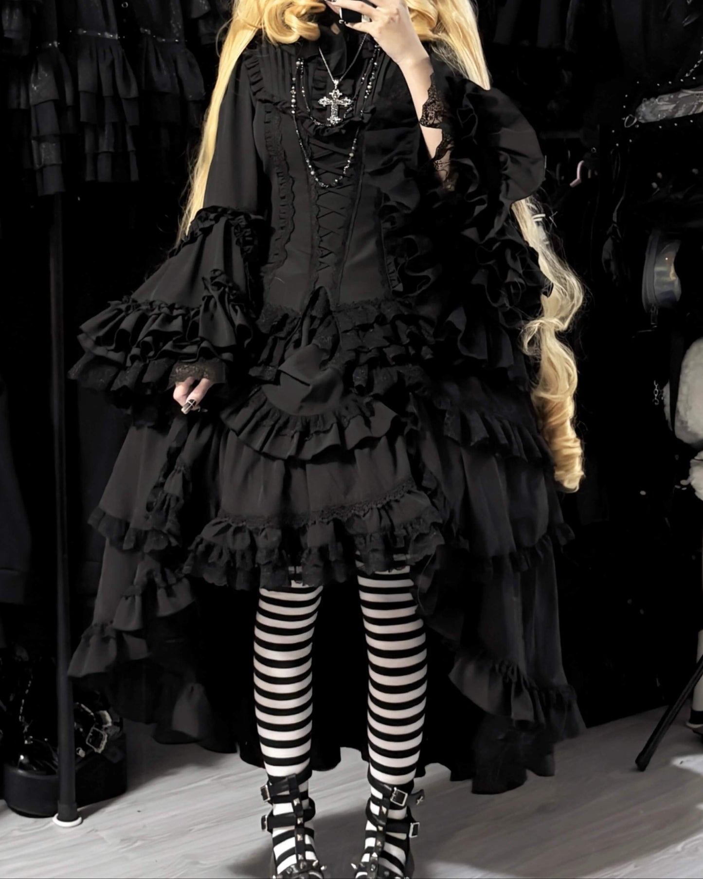 【3点セット】闇に咲く夢幻のワンピース