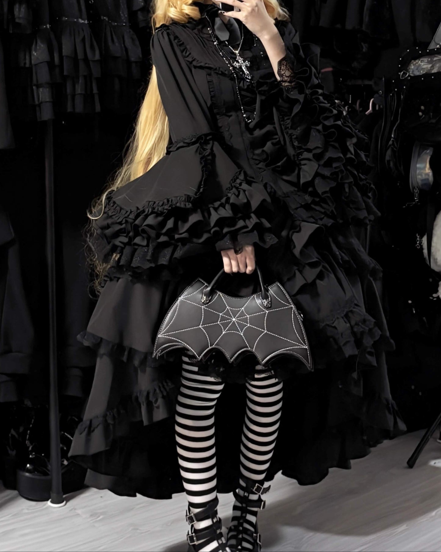 【3点セット】闇に咲く夢幻のワンピース